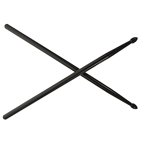 COMNESTBI 3 Paare Trommelstock Schlagzeug Trommelstöcke Schlüssel percussion instrumente rahmentrommel universeller Drumstick Perkussionszubehör für Musikinstrumente Nylonfaser Black von COMNESTBI