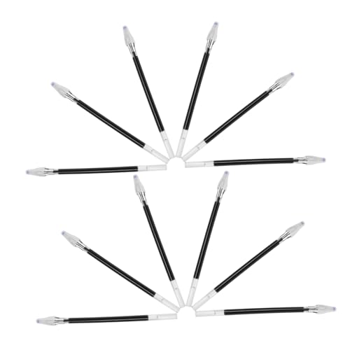 COMNESTBI 30 Stück Holzschnitzerei Minen Stiftminen Stifttinten Minen Ersatz Stiftmine Gelstift Mine Kunststoff Schwarz von COMNESTBI