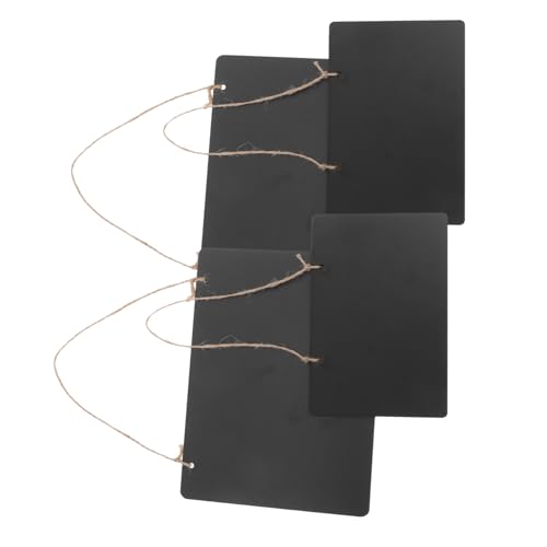 COMNESTBI 4 Stück Doppelseitige Tafel Zum Aufhängen: Holztafelschilder, Löschbares Nachrichtenbrett Für Hochzeit, Bar, Restaurant, Home-party COMNESTBI 4 Stück Doppelseitige Tafel Zum Aufhängen: Holztafelschilder, Löschbares Nachrichtenbrett Für Hochzeit, Bar, Restaurant, Home-party von COMNESTBI
