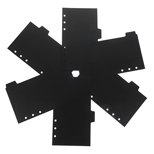 COMNESTBI 6Blätter Binder Teiler Trennblätter mit Ringen für Notizbücher Robuste und Langlebige zur Einfachen Dokumentenorganisation für Planer COMNESTBI 6Blätter Binder Teiler Trennblätter mit Ringen für Notizbücher Robuste und Langlebige zur Einfachen Dokumentenorganisation für Planer von COMNESTBI