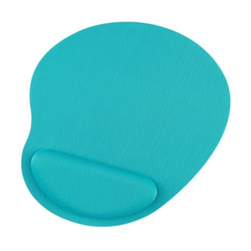 COMNESTBI Computer-Mauspad Unterlage Ergonomisches Mauspad mit Handgelenkauflage Desktop Laptop Kissen Unterstützung Nonrutsche -Pad Spiel ausruhen Stoff Sky-Blue von COMNESTBI