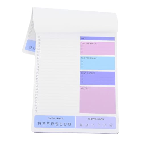 COMNESTBI Notizbuch Notizblock Süß Notizblock Zur Erinnerung Notizblöcke Für Die Arbeit Notizblöcke Für Den Desktop Notizbücher Schreiben Notepad Abreißen Notizpolster Violett Papier von COMNESTBI