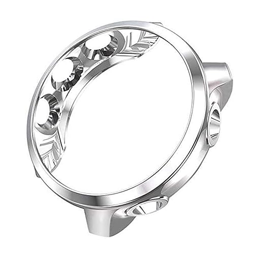 COMNESTBI Uhrendeckel Stoßstangenabdeckung sehen Schutzrahmen ansehen uhrensichere Abdeckung Uhrenrahmen Uhrenschutzhülle bumperkleef smart Watch gehäuse schützende Rahmenabdeckung Silver COMNESTBI Uhrendeckel Stoßstangenabdeckung sehen Schutzrahmen ansehen uhrensichere Abdeckung Uhrenrahmen Uhrenschutzhülle bumperkleef smart Watch gehäuse schützende Rahmenabdeckung Silver von COMNESTBI