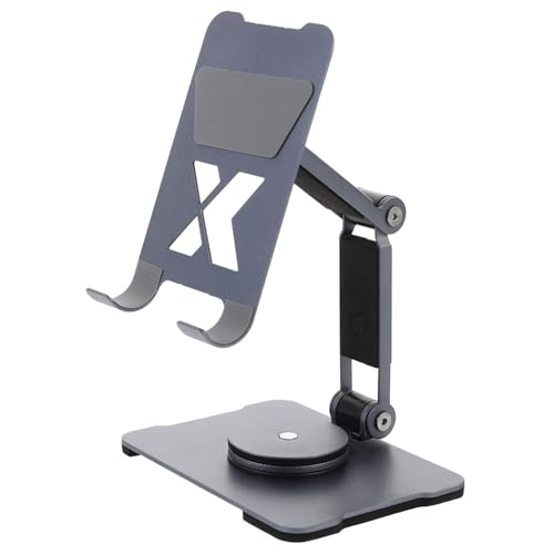 COMNESTBI Verstellbarer Handyhalter für Schreibtisch Drehbarer Klappständer aus Tragbarer Mobiltelefonständer für Tablets Smartphones für Videoanrufe COMNESTBI Verstellbarer Handyhalter für Schreibtisch Drehbarer Klappständer aus Tragbarer Mobiltelefonständer für Tablets Smartphones für Videoanrufe von COMNESTBI