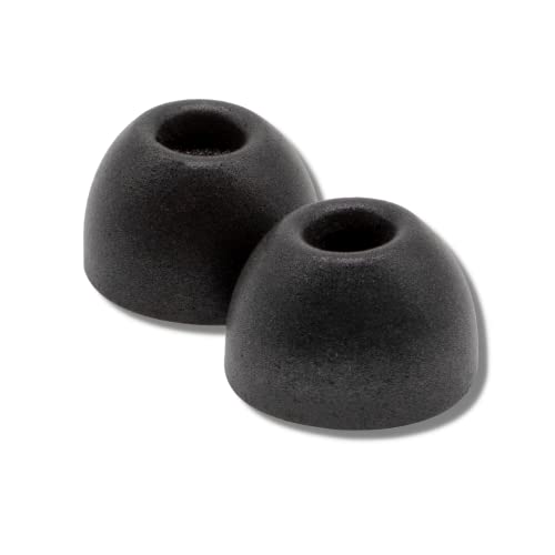 Comply Foam TrueGrip Pro Tips 2.0 für Jabra 75t/65t Komfortabel Clicks On Stay Put Geräuschisolierend Passt in Ladekoffer (Medium, 3 Paar) von COMPLY