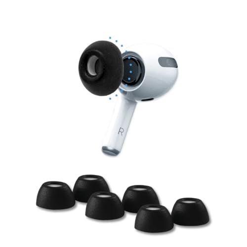 Comply 3.0 Premium Schaumstoff-Ohrstöpsel, kompatibel mit Apple AirPods Pro Gen 1 & 2, Grosse GRÖSSE, Neue Limited Edition, Phantom Black, 3 Paar, Superior Noise Isolation, Made in The USA Comply 3.0 Premium Schaumstoff-Ohrstöpsel, kompatibel mit Apple AirPods Pro Gen 1 & 2, Grosse GRÖSSE, Neue Limited Edition, Phantom Black, 3 Paar, Superior Noise Isolation, Made in The USA von Comply