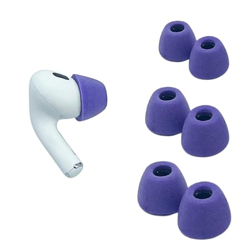 Comply Ohrstöpsel TrueGrip für Airpods Pro Gen 1 & 2, Lilac, Größe M, 3 Paar von COMPLY