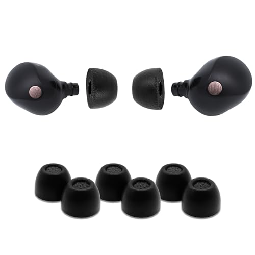 Comply Premium Schaumstoff-Ohrstöpsel, kompatibel mit Sony True Wireless XM5, XM4, Linkbuds S & C700N., Größe M, Neue 2025 Version mit Reinigungstool, schwarz, 3 Paar, Made in The USA Comply Premium Schaumstoff-Ohrstöpsel, kompatibel mit Sony True Wireless XM5, XM4, Linkbuds S & C700N., Größe M, Neue 2025 Version mit Reinigungstool, schwarz, 3 Paar, Made in The USA von Comply