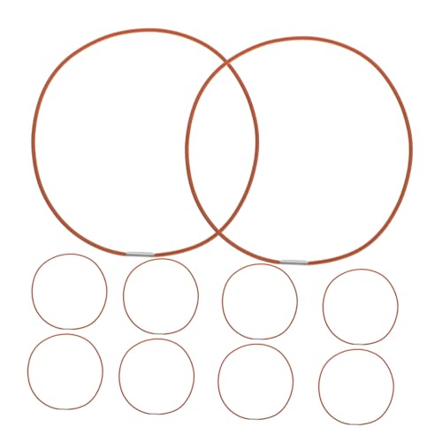 COMPUKAS 10 Stück Elastische Buchbänder Für Notizbücher: Nylonband Mit Schnellverschluss, Einlage Für Reisenotizbücher, Reisetagebücher, Planer von COMPUKAS