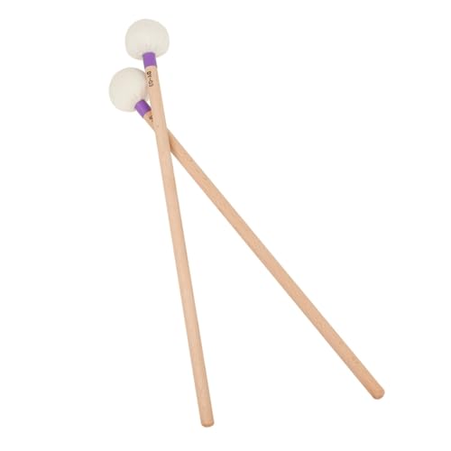 COMPUKAS 2Stücke Filz Trommelstöcke mit Holzgriff Hochwertige Percussion Drumsticks für Snare Drums Marschtrommeln und Schlagzeuger Langlebig und Praktisch für Sanften COMPUKAS 2Stücke Filz Trommelstöcke mit Holzgriff Hochwertige Percussion Drumsticks für Snare Drums Marschtrommeln und Schlagzeuger Langlebig und Praktisch für Sanften von COMPUKAS