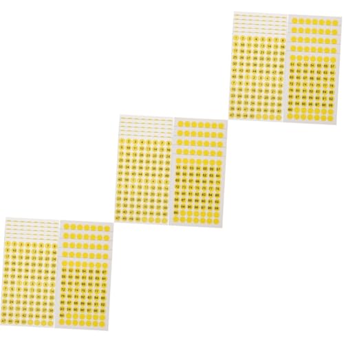 COMPUKAS 3 Sätze Nummernaufkleber Klare -runde Runde Aufkleber Farbig Nummern Aufkleber Zahlenaufkleber Nummerierte Aufkleber Klassifizierung Digitales Etikett Yellow 10 Blätter * 3 COMPUKAS 3 Sätze Nummernaufkleber Klare -runde Runde Aufkleber Farbig Nummern Aufkleber Zahlenaufkleber Nummerierte Aufkleber Klassifizierung Digitales Etikett Yellow 10 Blätter * 3 von COMPUKAS