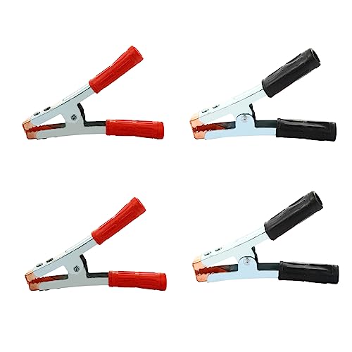 COMPUKAS 4Stücke Autobatterie Alligator Klammern Zuverlässige Krokodilklemmen für Sicheres Laden aus Hochwertigem Kupfer Rutschfestes Design für Fahrzeuge COMPUKAS 4Stücke Autobatterie Alligator Klammern Zuverlässige Krokodilklemmen für Sicheres Laden aus Hochwertigem Kupfer Rutschfestes Design für Fahrzeuge von COMPUKAS