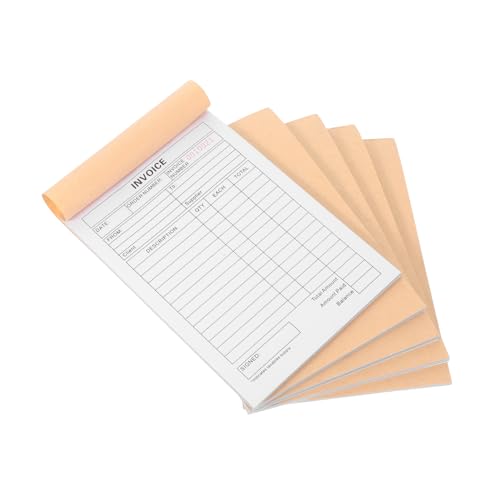 COMPUKAS 5pcs Doppict Delubuction -hinweise Bestellbelastungsbuch Mit Boardpapier Ideal Für Kleinbücherhandwerkshandwerks von COMPUKAS