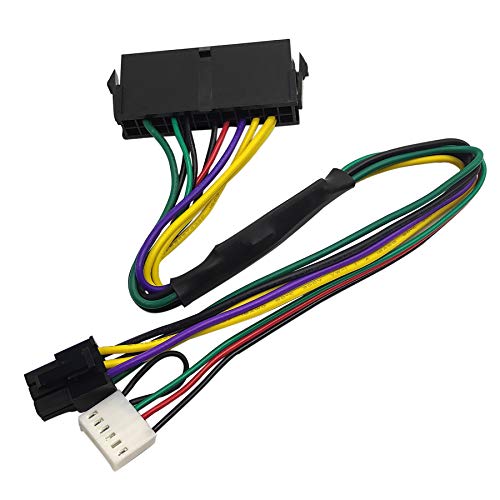 COMeap 24-Pin auf 6-Pin PCI-E ATX-Hauptnetzteil Kabel für HP Z220 Z230 Workstation SFF Serie 4000 6005 8300 ProDesk 600 G1 SFF 12-Zoll (30 cm) von COMeap