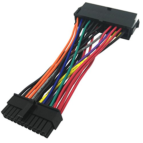COMeap 24-pin Buchse zu Mini 24-pin Stecker ATX Hauptadapter Kabel für Dell Optiplex 380 580 760 780 960 980 3,94 Zoll (10 cm) von COMeap