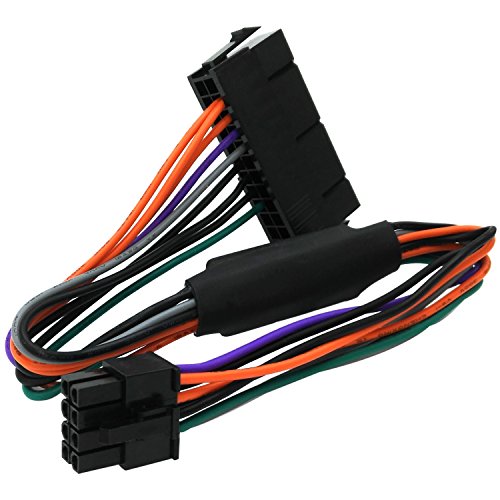 COMeap 24-pin auf 8-pin ATX Netzteilkabel, Kompatibel mit DELL Optiplex 3020 7020 9020 Precision T1700, 12-Zoll (30cm) von COMeap