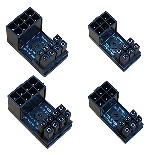 COMeap GPU VGA PCIe 8-polig 6-polig U-Fach 180-Grad-Winkelanschluss Netzteilplatine für Desktop-Grafikkarte COMeap GPU VGA PCIe 8-polig 6-polig U-Fach 180-Grad-Winkelanschluss Netzteilplatine für Desktop-Grafikkarte von COMeap