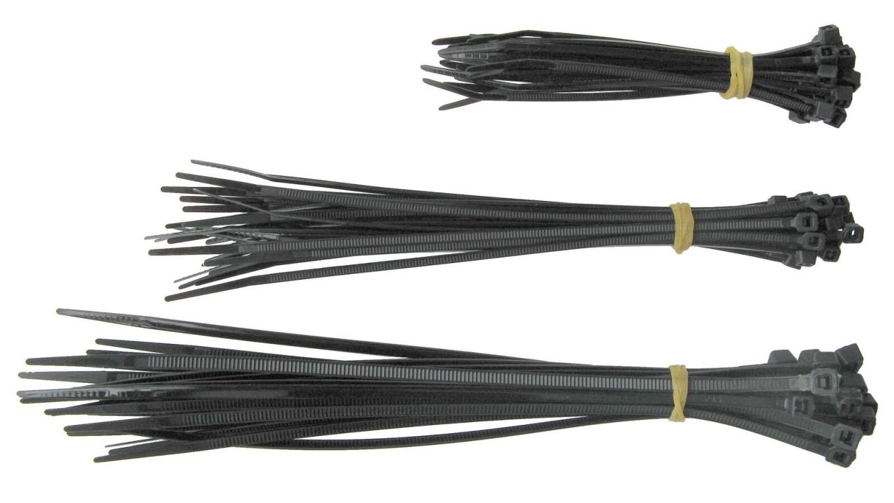 CON:P Kabelbinder-Set schwarz von CON:P