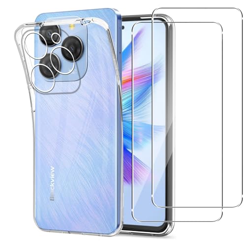 CONAPIKA Handyhülle für Blackview Shark 9 mit 2 Stück Gehärtetes Glas Schutzfolie, Ultra Dünn Klarsicht Weich TPU Schutzhülle Cover Leicht Anti-Kratzer Anti-Rutsch Stoßdämpfung Rückseite Schale CONAPIKA Handyhülle für Blackview Shark 9 mit 2 Stück Gehärtetes Glas Schutzfolie, Ultra Dünn Klarsicht Weich TPU Schutzhülle Cover Leicht Anti-Kratzer Anti-Rutsch Stoßdämpfung Rückseite Schale von CONAPIKA