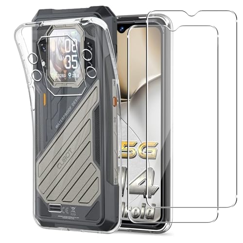 CONAPIKA Handyhülle für CUBOT Kingkong X 2024 mit 2 Stück Gehärtetes Glas Schutzfolie, Ultra Dünn Klarsicht Weich TPU Schutzhülle Cover Leicht Anti-Kratzer Anti-Rutsch Stoßdämpfung Rückseite Schale CONAPIKA Handyhülle für CUBOT Kingkong X 2024 mit 2 Stück Gehärtetes Glas Schutzfolie, Ultra Dünn Klarsicht Weich TPU Schutzhülle Cover Leicht Anti-Kratzer Anti-Rutsch Stoßdämpfung Rückseite Schale von CONAPIKA