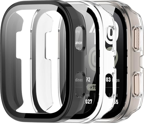 CONAPIKA Hülle für Amazfit Bip 6 mit Gehärtetem Glas Schutzfolie, 2 Stück Vollständige Abdeckung Stoßfeste Hart PC Glas Schutz Schutzhülle Ultradünne Kratzfest Hülle mit 9H Härte Displayschutz CONAPIKA Hülle für Amazfit Bip 6 mit Gehärtetem Glas Schutzfolie, 2 Stück Vollständige Abdeckung Stoßfeste Hart PC Glas Schutz Schutzhülle Ultradünne Kratzfest Hülle mit 9H Härte Displayschutz von CONAPIKA
