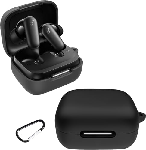 CONAPIKA Hülle für Anker Soundcore P30i/P3i mit karabiner, Voller Schutz Silikon Earbuds Schutzhüllen Haut Case Ultra-dünnes Stoßfeste wasserdichte Unterstützt Kabelloses Laden Kopfhörer Abdeckung CONAPIKA Hülle für Anker Soundcore P30i/P3i mit karabiner, Voller Schutz Silikon Earbuds Schutzhüllen Haut Case Ultra-dünnes Stoßfeste wasserdichte Unterstützt Kabelloses Laden Kopfhörer Abdeckung von CONAPIKA