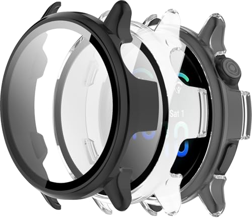 CONAPIKA Hülle für Garmin vívoactive 6 mit Gehärtetem Glas Schutzfolie, 2 Stück Vollständige Abdeckung Stoßfeste Hart PC Glas Schutz Schutzhülle Ultradünne Kratzfest Hülle mit 9H Härte Displayschutz CONAPIKA Hülle für Garmin vívoactive 6 mit Gehärtetem Glas Schutzfolie, 2 Stück Vollständige Abdeckung Stoßfeste Hart PC Glas Schutz Schutzhülle Ultradünne Kratzfest Hülle mit 9H Härte Displayschutz von CONAPIKA
