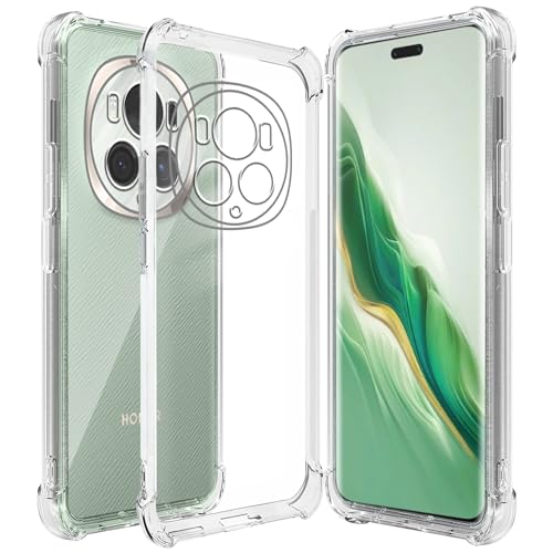 CONAPIKA Hülle für Honor Magic6 Pro 5G, Klarsicht Handy Schutzhülle Stoßfeste Verstärkte Ecken Handyhülle Rückseite Schale TPU Leicht Ultra Dünn Anti-Kratzen Case Transparent Weiche Berührung Hülle von CONAPIKA