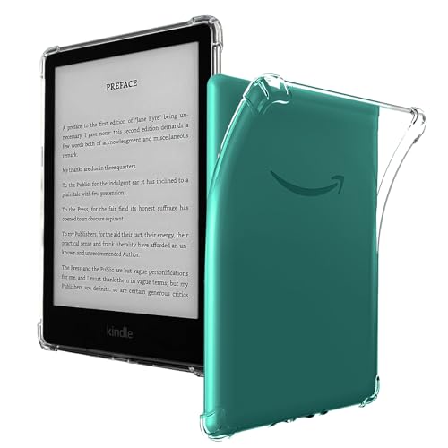 CONAPIKA Hülle für Kindle Paperwhite 2024/Colorsoft Paperwhite Signature Edition 2024 7 Zoll, Airbag Schutz TPU Stoßfest Kratzfest Schutzhülle Ultradünn Durchsichtige Anti-Fingerabdruck Hülle von CONAPIKA