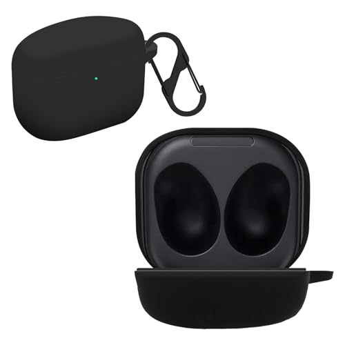 CONAPIKA Hülle für Samsung Galaxy Buds FE/Buds 2/Buds2 Live/2 PRO mit karabiner,Voller Schutz Silikon Earbuds Schutzhüllen Haut Case Ultra-dünnes Weiches Stoßfeste Kabelloses Laden Kopfhörer Abdeckung von CONAPIKA