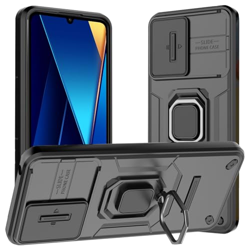 CONAPIKA Hülle für Xiaomi Poco C65/Redmi 13C 4G, Militärischer Schutz 360° Drehbarer Ring Halter Ständer Handyhülle Ganzkörper UltraDünn rutschfest Kratzfest TPU Handy Schutzhülle mit Kamera Schutz CONAPIKA Hülle für Xiaomi Poco C65/Redmi 13C 4G, Militärischer Schutz 360° Drehbarer Ring Halter Ständer Handyhülle Ganzkörper UltraDünn rutschfest Kratzfest TPU Handy Schutzhülle mit Kamera Schutz von CONAPIKA