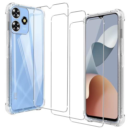 CONAPIKA Hülle für ZTE Blade A73 4G mit 3 Stück Schutzfolie, Ultra Dünn Klarsicht Handy Schutzhülle Premium Weiche TPU Rückseite Schale Leicht Anti-Kratzer Anti-Rutsch Stoßdämpfung Handyhülle CONAPIKA Hülle für ZTE Blade A73 4G mit 3 Stück Schutzfolie, Ultra Dünn Klarsicht Handy Schutzhülle Premium Weiche TPU Rückseite Schale Leicht Anti-Kratzer Anti-Rutsch Stoßdämpfung Handyhülle von CONAPIKA