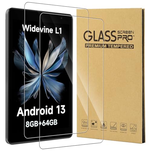 CONAPIKA Schutzfolie für ALLDOCUBE iPlay 50 Mini Lite 8 Zoll,2 Stück 9H Härte Anti-Kratzen Anti-Bläschen Gehärtetes Glas Displayfolie 2.5D Kante HD-Klar Hohe Empfindlichkeit Displayschutzfolie von CONAPIKA