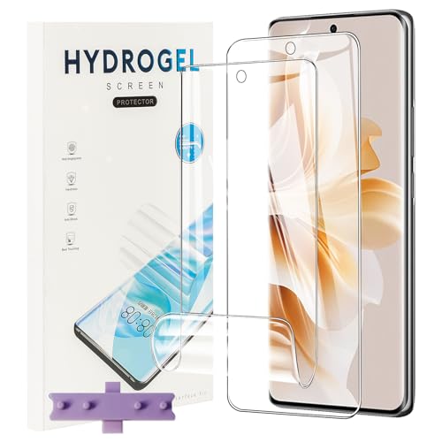 CONAPIKA Schutzfolie für OPPO Reno 11 5G, [2 Stück] HD Klar Weiche TPU Anti-Kratzen Anti-Bläschen Displayschutzfolie [Nicht-Glas] 3D-Gewölbte Fingerabdruck-ID [Maximale Abdeckung] Displayschutz von CONAPIKA