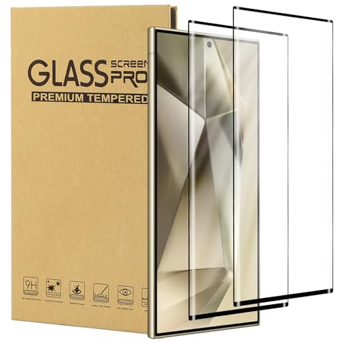 CONAPIKA Schutzfolie für Samsung Galaxy S24 Ultra, 2 Stück 3D Curved HD Anti-Kratzen Gehärtetes Glas [Fingerabdruck-ID-Kompatibel] Anti-Öl Blasenfrei Schutzglas Glasfolie Displayschutz von CONAPIKA