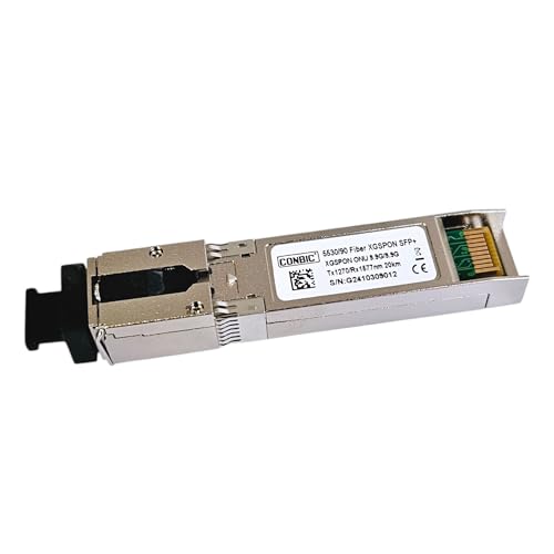 CONBIC® XGS-PON SFP Modul 10 Gbit/s (FTTH) – Kompatibel mit Fritz!Box 5530 5590 Fiber, Glasfaser-Transceiver für Highspeed-Internet, SFP-Slot 10G von CONBIC