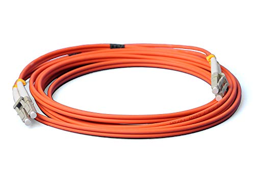 CONBIC LWL Glasfaser-Kabel – 0,5 Meter OM2 LC auf LC Stecker, Duplex 50/125 Patchkabel – Lichtwellenleiter 0,5 Meter von CONBIC