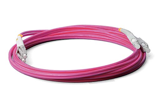 LWL Glasfaser-Kabel – 10m OM4 LC/UPC auf SC/UPC Stecker, Duplex 50/125 Patchkabel – Lichtwellenleiter 10 Meter von CONBIC