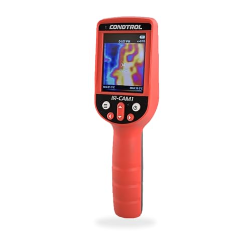 CONDTROL - IR-CAM 1 Infrarot-Thermokamera - Anzeige im Infrarot - Temperaturmessungen in °C und °F - 3 Bildmodi - 2+1 Jahre Garantie von CONDTROL