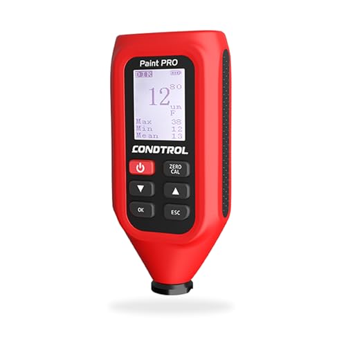 CONDTROL - Lackdickenmessgerät PAINT PRO - 3-Modus-Sensor - Einzel- oder Dauermessungen, in μm und mm - Mit Zubehör geliefert - 2+1 Jahre Garantie CONDTROL - Lackdickenmessgerät PAINT PRO - 3-Modus-Sensor - Einzel- oder Dauermessungen, in μm und mm - Mit Zubehör geliefert - 2+1 Jahre Garantie von CONDTROL