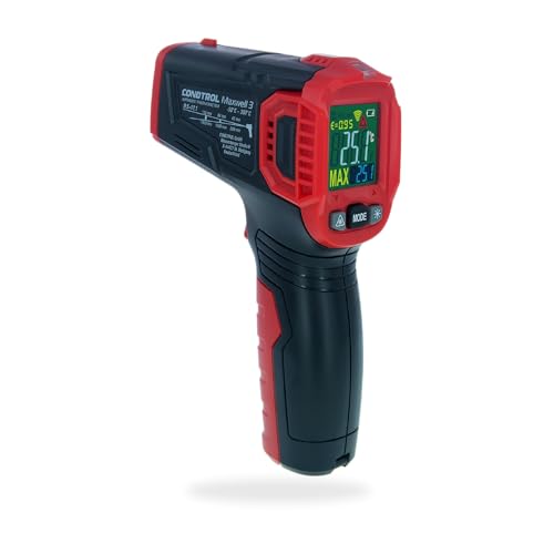 CONDTROL – MAXWELL 3 Infrarot-Thermometer – berührungslose Temperatur – Messung von -30 °C bis +380 °C – präziser Laserpointer – sofortiges Ergebnis – 2+1 Jahr Garantie CONDTROL – MAXWELL 3 Infrarot-Thermometer – berührungslose Temperatur – Messung von -30 °C bis +380 °C – präziser Laserpointer – sofortiges Ergebnis – 2+1 Jahr Garantie von CONDTROL
