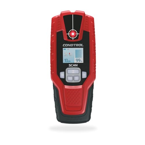 CONDTROL – SCAN Wandscanner – Erkennung von Holz, Metallen und stromführenden Kabeln – Automatischer Standby-Detektor – Lieferung mit Zubehör – 2+1 Jahr Garantie CONDTROL – SCAN Wandscanner – Erkennung von Holz, Metallen und stromführenden Kabeln – Automatischer Standby-Detektor – Lieferung mit Zubehör – 2+1 Jahr Garantie von CONDTROL
