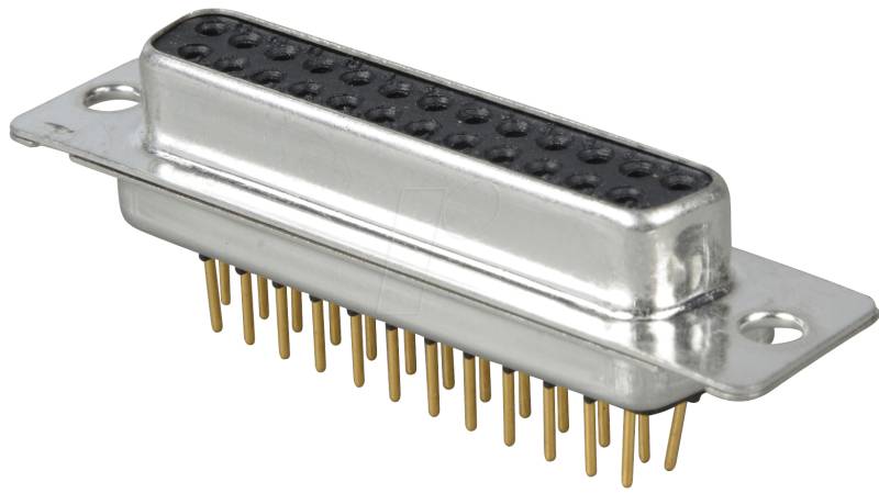 D-SUB BU 25TL - D-SUB-Buchse, 25polig, Industrieausf. von CONEC