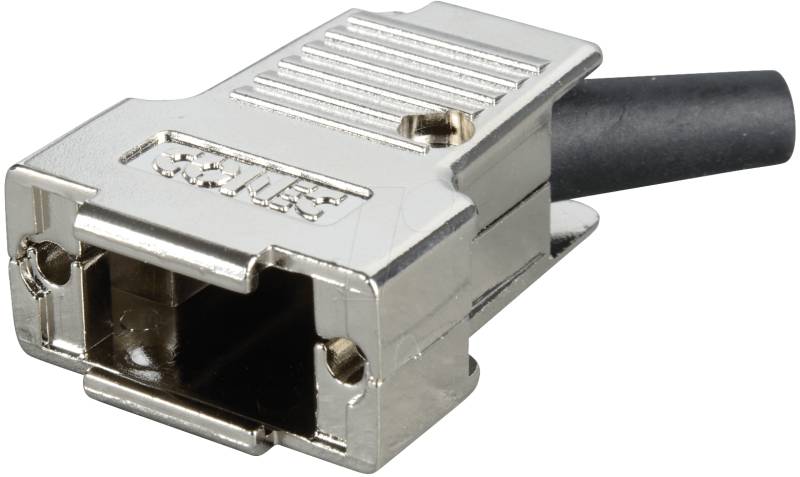 KAPPE MSK 09 - D-SUB-Kappe f.  9-polig D-Sub, Metall, seitlich von CONEC