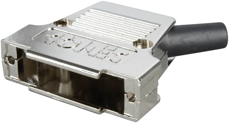 KAPPE MSK 25 - D-SUB-Kappe f. 25-polig D-Sub, Metall, seitlich von CONEC
