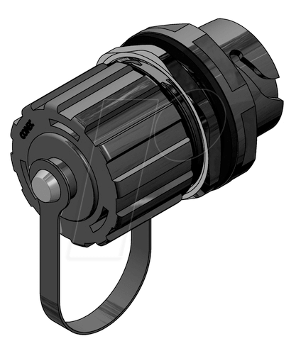 RJ45 IK10024 - RJ45-Inlinekupplung, Buchse, Kunststoff RJ45 IK10024 - RJ45-Inlinekupplung, Buchse, Kunststoff von CONEC