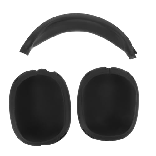 CONGARTENO 1 Satz Kopfhörer Fall Kopfhörerabdeckung Kopfhörerpolster Gehäuse Kopfhörer-polsterkissen Kopfhörerkissen-Stirnband Ersatzpolster Für Kopfhörer TPU Black von CONGARTENO