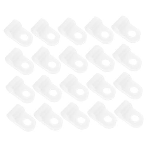 CONGARTENO 100Stücke Kabelclips für Lichterketten Telefonkabel Kabelhalter für Montage an Wänden Decken Innen Außenbereichen CONGARTENO 100Stücke Kabelclips für Lichterketten Telefonkabel Kabelhalter für Montage an Wänden Decken Innen Außenbereichen von CONGARTENO