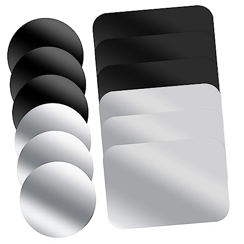 CONGARTENO 12Stücke Selbstklebende Metallplatten für Handyhalterungen Runde Rechteckige Formen Ultradünn Kompatibel mit Allen Autotelefonhaltern Stabil CONGARTENO 12Stücke Selbstklebende Metallplatten für Handyhalterungen Runde Rechteckige Formen Ultradünn Kompatibel mit Allen Autotelefonhaltern Stabil von CONGARTENO