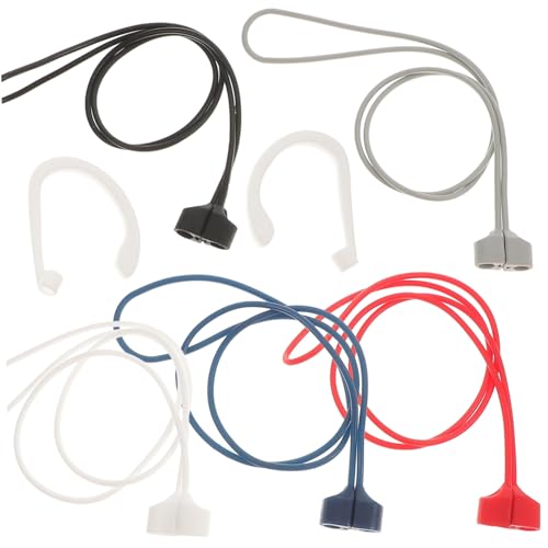 CONGARTENO 1Satz Magnetische Silikon Ohrhörer Antiverlust Kordel für Sportkopfhörer Bequem Elastisch für Sicheren Halt von CONGARTENO